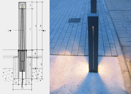 raumfeld,architekt,dresden,haupttorplatz,leuna,lichtpoller