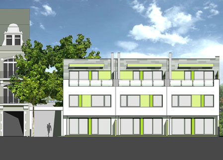 raumfeld,architekt,dresden,kro,hofh&auml;user,ansicht