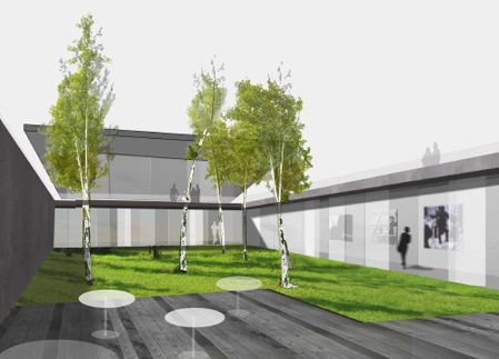 raumfeld,architekt,dresden,gbm,berliner,mauer,pavillion,innenhof